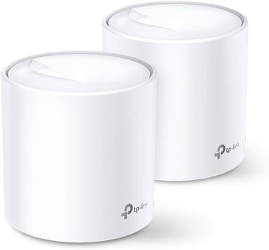 Roteador Gigabit Wi-Fi 6 Mesh TP-Link DECO X60 (2 unid.) Wireless AX3000 Dual Band 2,4/5 GHz, OFDMA e Mu-Mimo, Beamforming, WPA3, TP-Link HomeShield, Controle dos Pais, Rede de convidados, QoS, Branco